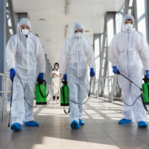 Disinfecting hallway Disinfection Services